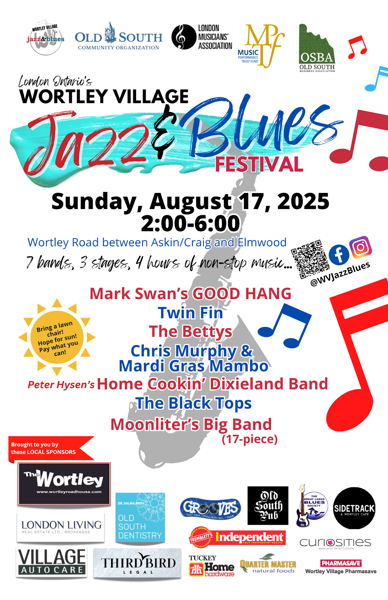 MEET US AT THE WORTLEY JAZZ AND BLUES FESTIVAL