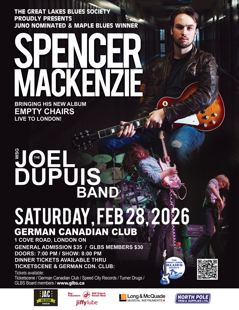 SPENCER MACKENZIE wsg THE JOEL DUPUIS BAND