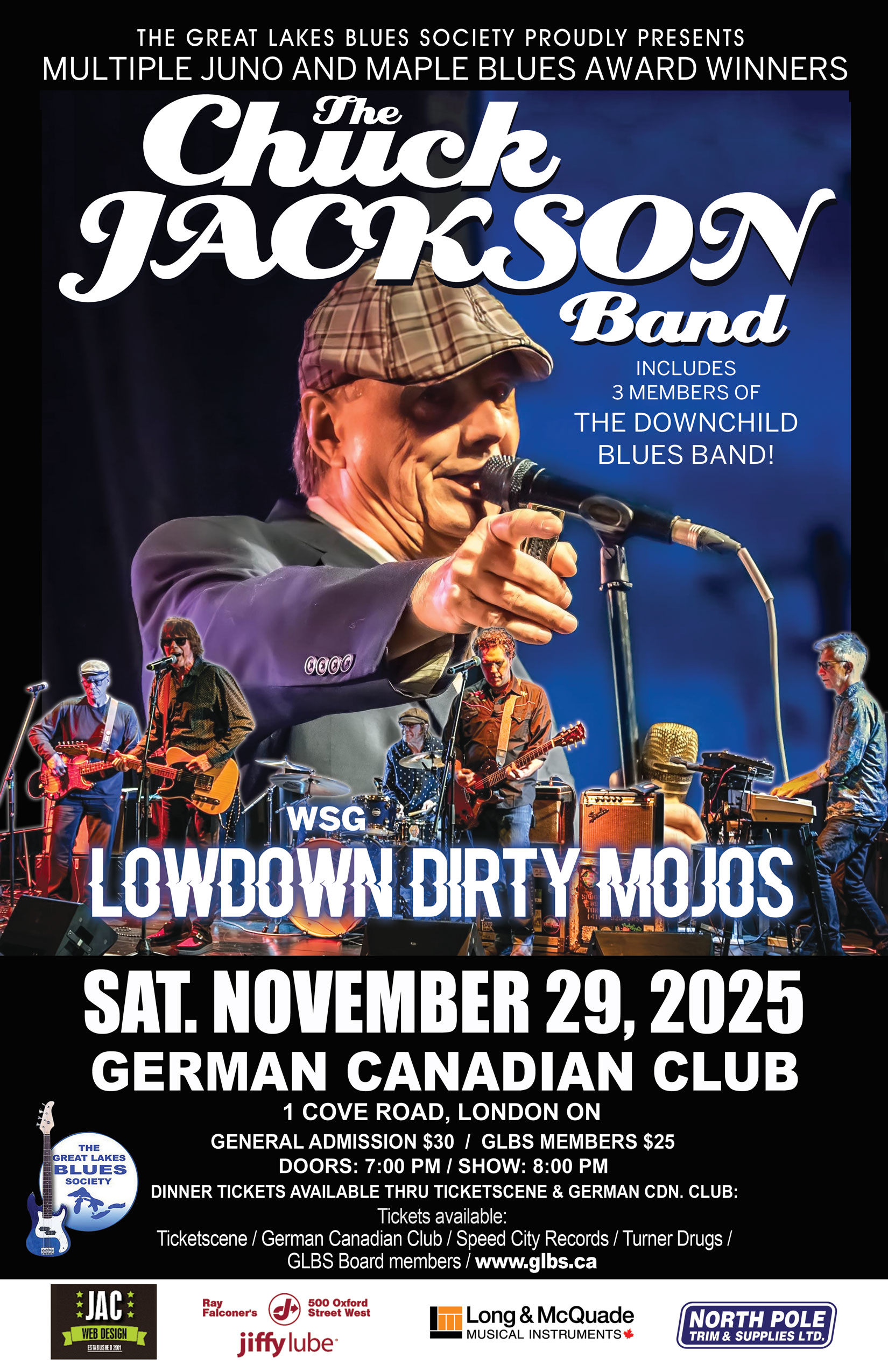 CHUCK JACKSON BAND WSG LOWDOWN DIRTY MOJOS